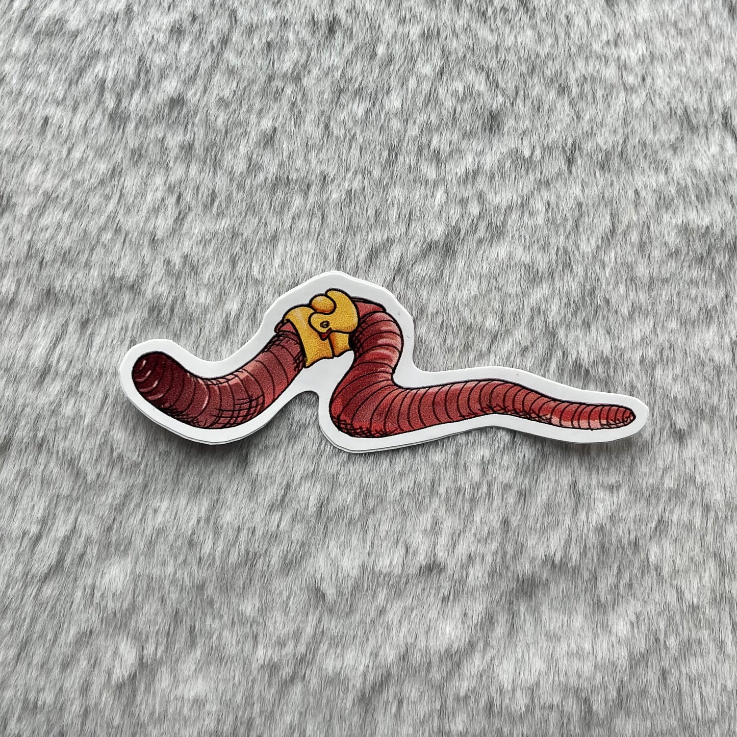 duck floatie worm