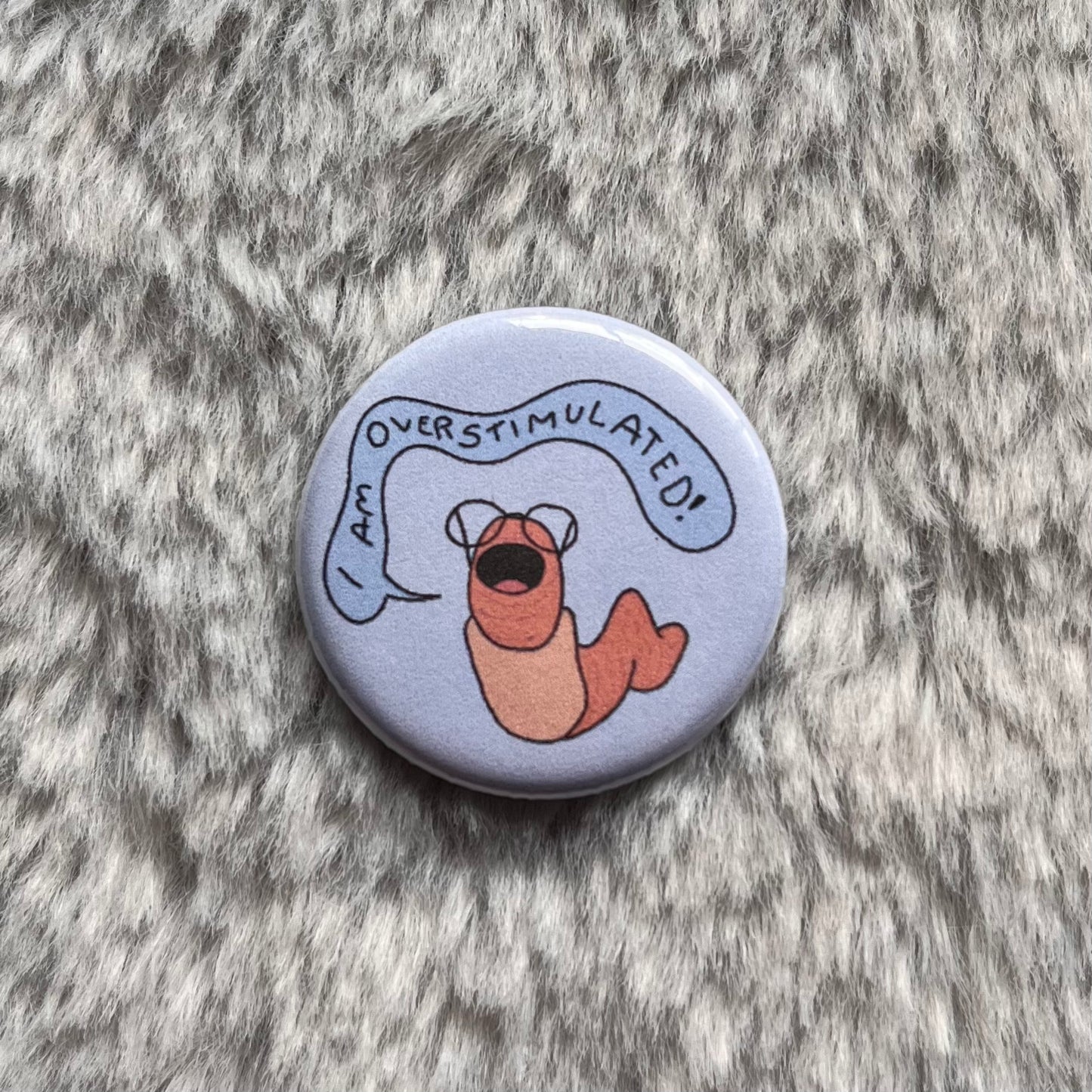 screaming worm pin