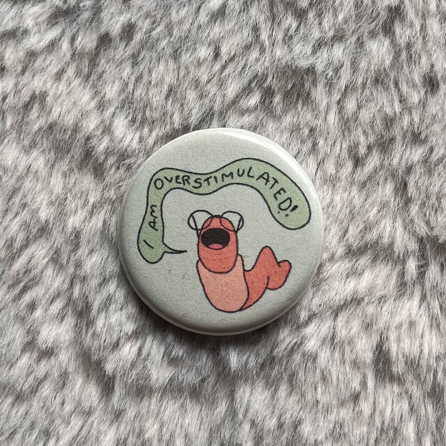screaming worm pin