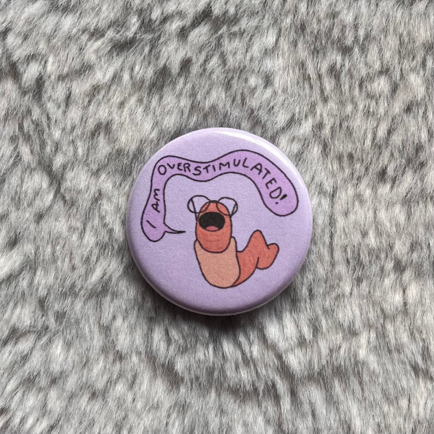 screaming worm pin