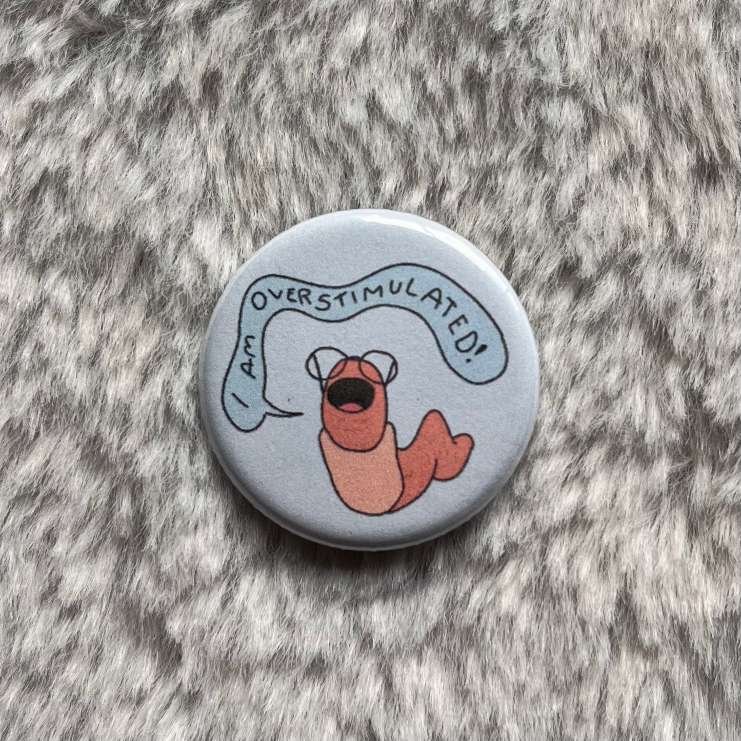 screaming worm pin