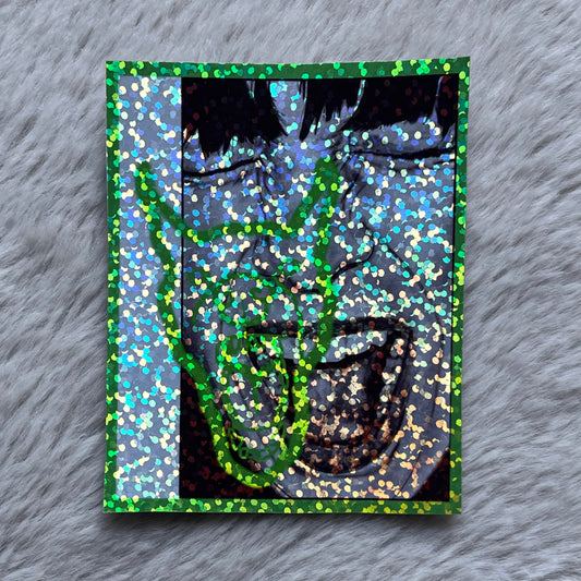 yelling face with dog HOLOGRAPHIC