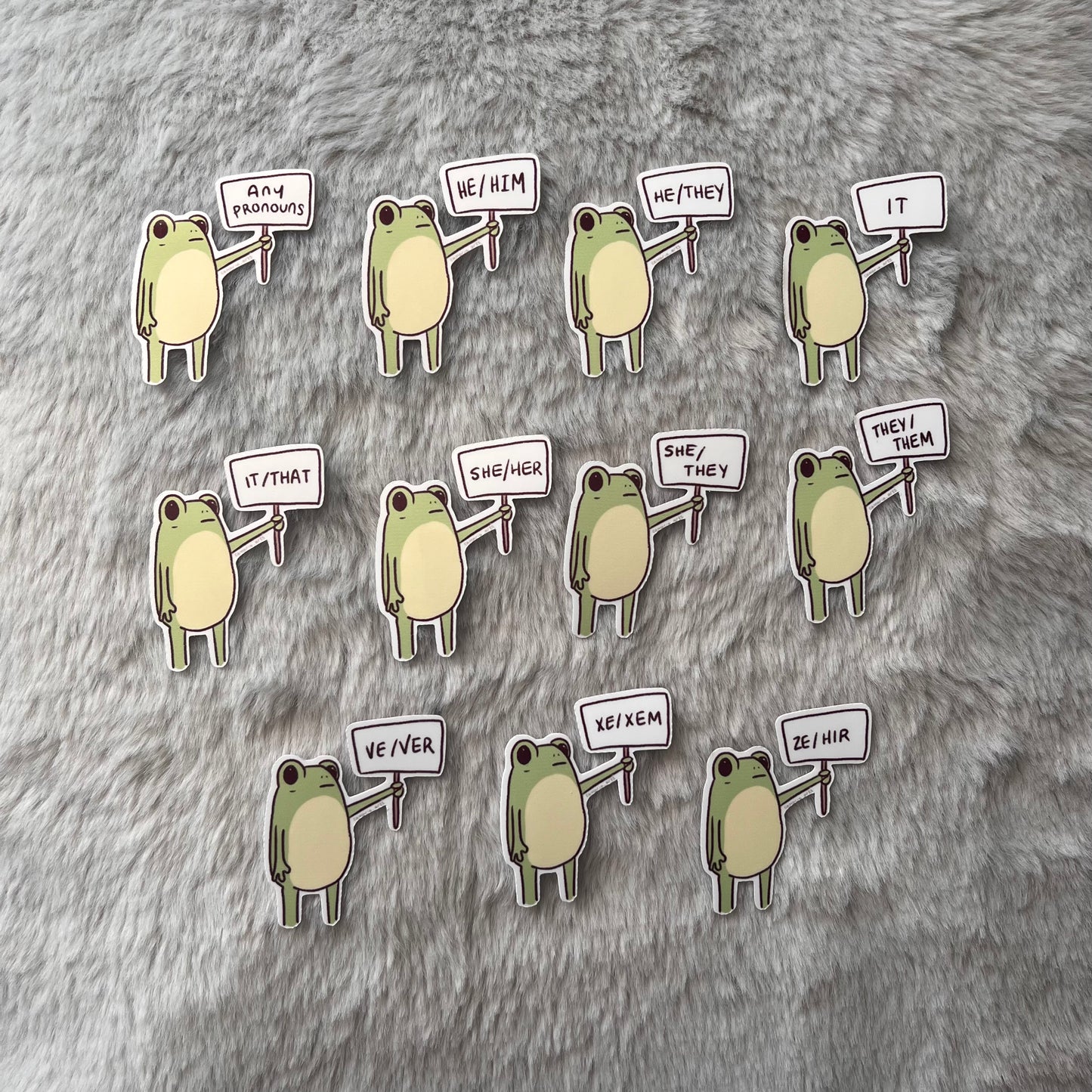 pronouns frog