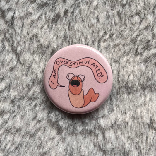 screaming worm pin
